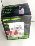 Greenworks Premium Foam Cannon, 1/4-INCH Quick Connect, Adjustable Open Box. Fixed Price $19.00.
