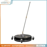 18.5" Black Pressure Washer Surface Cleaner W/ Wheels Stainless Steel 4000 Psi. Fixed Price $85.07.