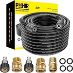 Pohir 50FT 1/4" Pressure Washer Hose 4000PSI Kink Resistant Power. Fixed Price $42.96.