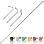 Wmnvshier 60" Pressure Washer Extension Wand,stainless Inches, Sliver. Fixed Price $41.23.