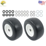 2PCS 13X6.5-6 Flat Free Wheel Tire Solid Smooth Lawn MOWER,3/4" Or 5/8" Bearing. Fixed Price $72.99.