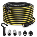 Tutuluck Pressure Washer Hose - 50FT, Black+yellow. Fixed Price $54.99.
