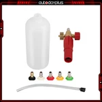 1/4" 5 Nozzle Tips Heavy Duty Foam Cannon Professional Car Pressure Washer. Fixed Price $20.79.
