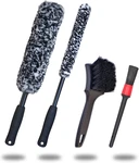 Pro Choice 4 Pack Long Handle Wheel Brush Kit For Cleaning Tire- 2X. Fixed Price $23.32.