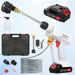 Cordless Pressure Washer, Portable Battery 6-IN-1 Nozzle. Fixed Price $57.96.