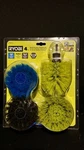Ryobi A95MPCC1 Bristle Brush (4 Pc) Multi-purpose Cleaning Soft Med Hard 360. Fixed Price $29.99.