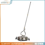 13.7" Pressure Washer Surface Cleaner With 4 Wheels Stainless Steel Brand New. Fixed Price $70.74.