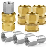 Pack Npt 3/8 Inch Stainless Steel And Female Pressure Washer Quick Con.... Fixed Price $32.40.