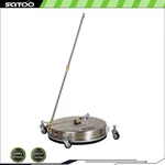 18" Pressure Washer Surface Cleaner W/ Wheels 4000 Psi + 2 Extension Wand. Fixed Price $99.89.