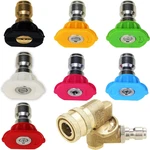Pressure Washer Accessories Kit, 7 Power Nozzle Tips, Quick Connecting Pi. Fixed Price $28.99.