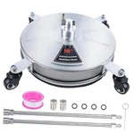 16" Pressure Washer Stainless Steel Surface Cleaner With 4 Wheels & Inch. Fixed Price $117.66.