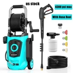 Electric Pressure Washer 4300PSI Max 2.8GPM Power Blue With Hose Reel. Fixed Price $108.49.