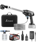 Aihand Cordless Pressure Washer, 652PSI Portable Power Cleaner With Rechargeable. Fixed Price $63.00.