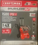 Craftsman Brushless Psi Pressure Washer 20V Battery + Charger CMCPW1500N2. Fixed Price $239.95.