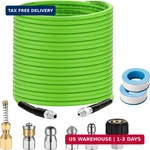 Selkie Pressure Washer Sewer Jetter Kit - 100FT X1/4" Hydro Drain Cleaner. Fixed Price $60.98.