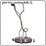 24" Pressure Washer Surface Cleaner With Handle & Spinner Wheels 8GPM. Fixed Price $247.99.