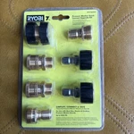Ryobi RY31QCK01 7-PIECE Pressure Washer Quick Connect Upgrade Kit New. Fixed Price $24.99.