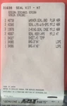 Cat Pump 31638 High Temp Seal Kit 5CP2120W,5CP2140WCS, 5CP2150W,5CP6120,5CP120G1. Fixed Price $206.69.