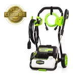 Greenworks 2000 Psi 1.2-GALLON-GPM Cold Water Electric Pressure Washer. Fixed Price $223.09.