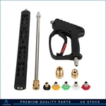 Pressure Washer Gun W/extension Wands Swivel Quick Connect M22-14MM 3/8" 4500PSI. Fixed Price $45.49.