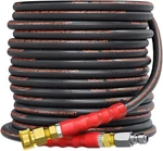Pressure Washer Hose 50FT, 4800PSI Wire Braid Power Extension 3/8 In. Fixed Price $106.99.