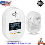 Portable 4-IN-1 Co Detector With Smoke & Natural Gas, Plug-in Safety Alarm. Fixed Price $15.75.