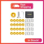 Slkfhwo 6063-T6 Hard Aluminum Alloy Fender Washer 20 Pieces Cnc Precision Machin. Fixed Price $15.32.