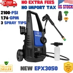 Westinghouse EPX3050 Electric Pressure Washer, 2100 Psi, 1.76 Gpm, Spray Tips. Fixed Price $99.99.