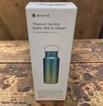 Snow Peak Titanium Aurora Bottle In Ocean TW-800RE-OC New Unused. Fixed Price $133.80.