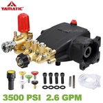 Yamatic 3500 Psi 3/4" Shaft Triplex Pressure Washer Pump 2.6 Gpm. Fixed Price $194.99.