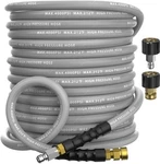 Pressure Washer Hose 50FT 4000 Psi, Kink Resistant Steel Braided Layer & Nonm.... Fixed Price $71.14.