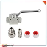 Steel High Pressure Washer Ball Valve Kit For Power Hose 3/8" Npt 7250PSI. Fixed Price $32.37.