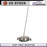 13" Stainless Steel Surface Cleaner Attachment Pressure Washer 4 Wheel. Fixed Price $64.59.