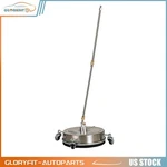 13" Stainless Steel Surface Cleaner Attachment Pressure Washer 4 Wheel. Fixed Price $63.86.