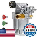 Toolcy 3/4 Shaft Horizontal Pressure Washer Pump 2600-3300 Psi 2.5 Gpm Power. Fixed Price $104.57.
