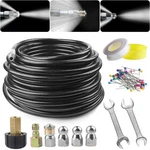 5800PSI Sewer Jetter Kit 100FT High Pressure Drain Cleaning Hose Washer. Fixed Price $40.99.