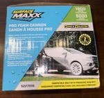 Surface Maxx Pro Foam Cannon 5000 Psi Fully Adjustable Fan Pattern. Fixed Price $39.99.