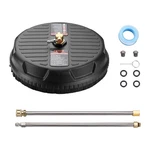 Vevor 15" Pressure Washer Surface Cleaner 4000 Psi + 2 Extension Wand Driveway. Fixed Price $45.99.