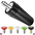Pressure Washer Turbo Nozzle, 360 Rotating Power Tips, 3400 Psi With. Fixed Price $42.93.