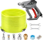 Sewer Jetter Kit For Pressure Washer 100 Ft, Drain Cleaner Hose With Power. Fixed Price $73.97.