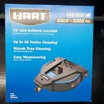 Hart 15 Inch Gas Surface Cleaner Pressure Washer Broom Caster 1/4 Connector. Fixed Price $49.95.
