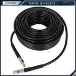 Sewer Jetter Nozzles Kit 100FT Drain Cleaning Hose Pressure Washer Male 1/4" Npt. Fixed Price $46.09.