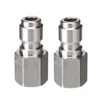 Tool Daily Pressure Washer Coupler, 1/4'' Plug With Female Npt, Silver. Fixed Price $14.69.