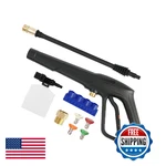 Fooco Pressure Washer Gun With Foam Cannon, Max W.p. 2320PSI, B.p. 5000PSI, M22-. Fixed Price $59.69.