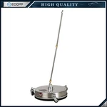 15" Pressure Washer Surface Cleaner W/ 3 Wheels 4000 Psi +2 Extension Wands. Fixed Price $81.79.