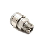 Interstate Pneumatics PW7224 1/2 Inch Npt Male Stainless Steel Coupler 5200 Psi. Fixed Price $18.17.