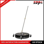 18.5" Black Pressure Washer Surface Cleaner W/ Wheels 4000 Psi + Extension Wand. Fixed Price $89.39.