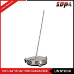 15" Pressure Washer Surface Cleaner W/ 3 Wheels 4000 Psi +2 Extension Wands. Fixed Price $81.59.