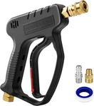 Mekoh Short Pressure Washer Gun, 5000PSI Stubby Spray For Ca. Fixed Price $34.95.