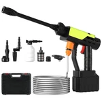 6 In 1 Cordless Electric High Pressure Water Spray Gun W/ 3 Function Levers. Fixed Price $44.45.